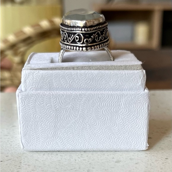 Stunning Opalite Bohemian Ring - Size 5 - Picture 5 of 7